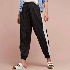 Anthropologie Harlyn Jacinta Side Stripe Jogger XS Drawstring Track Pants